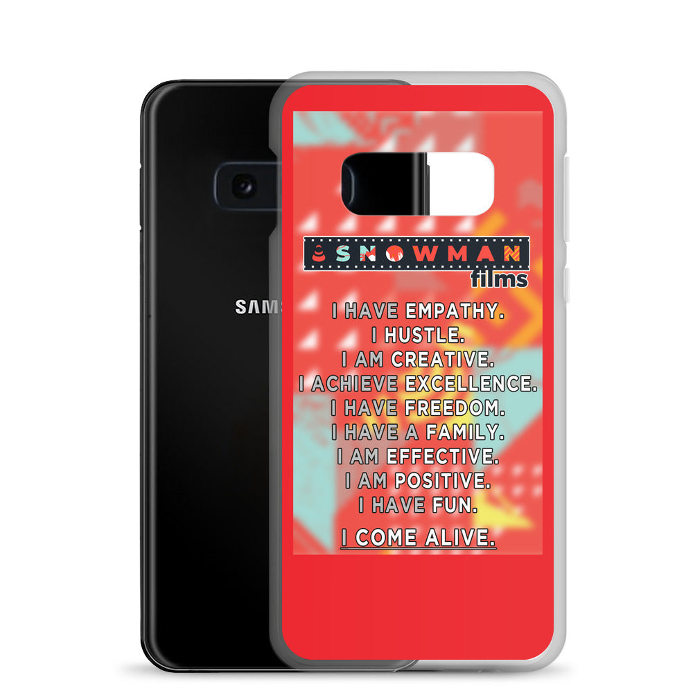 Snowman Fam Red Samsung Case