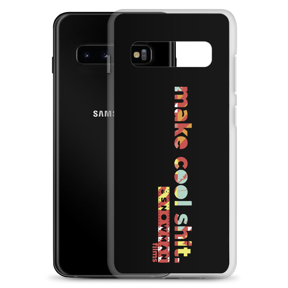 Make Cool Shit Red Horizontal Samsung Case