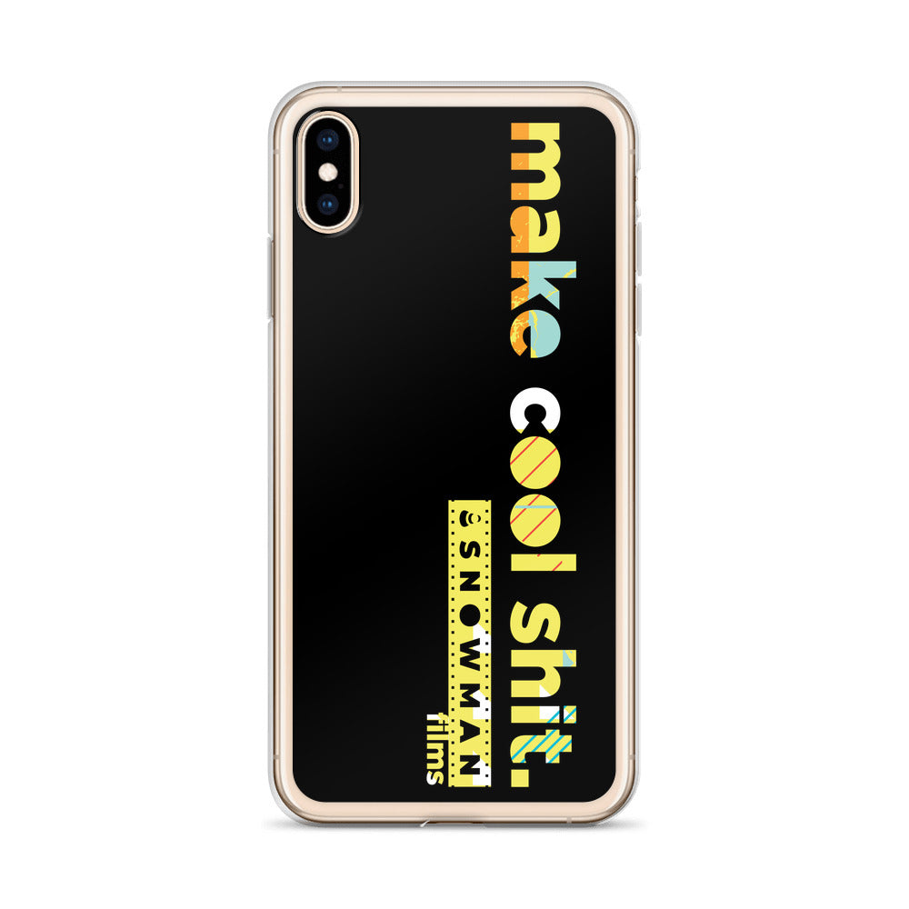 Make Cool Shit Yellow Horizontal iPhone Case