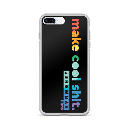 Make Cool Shit Pride Horizontal iPhone Case