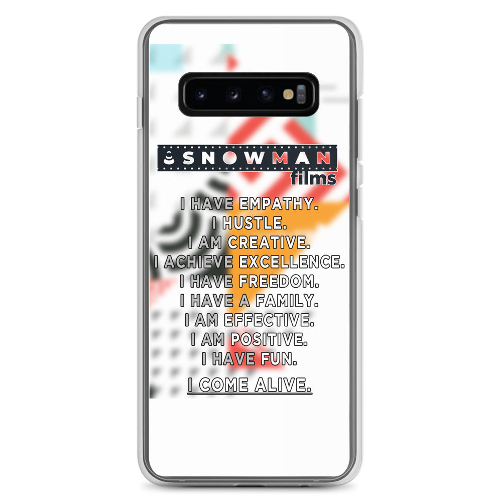 Snowman Fam White Samsung Case