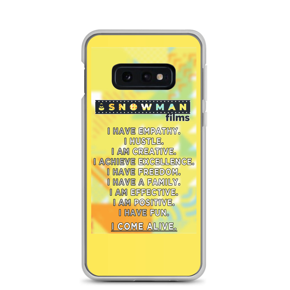 Snowman Fam Yellow Samsung Case