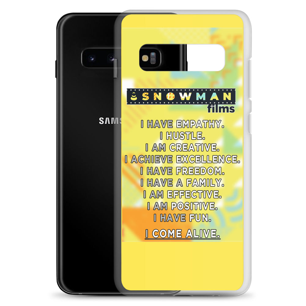 Snowman Fam Yellow Samsung Case