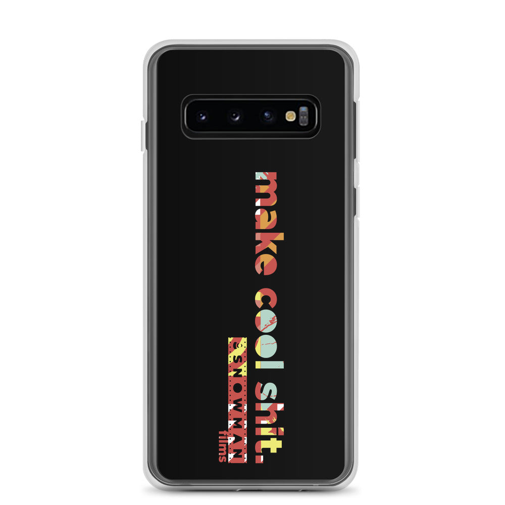Make Cool Shit Red Horizontal Samsung Case