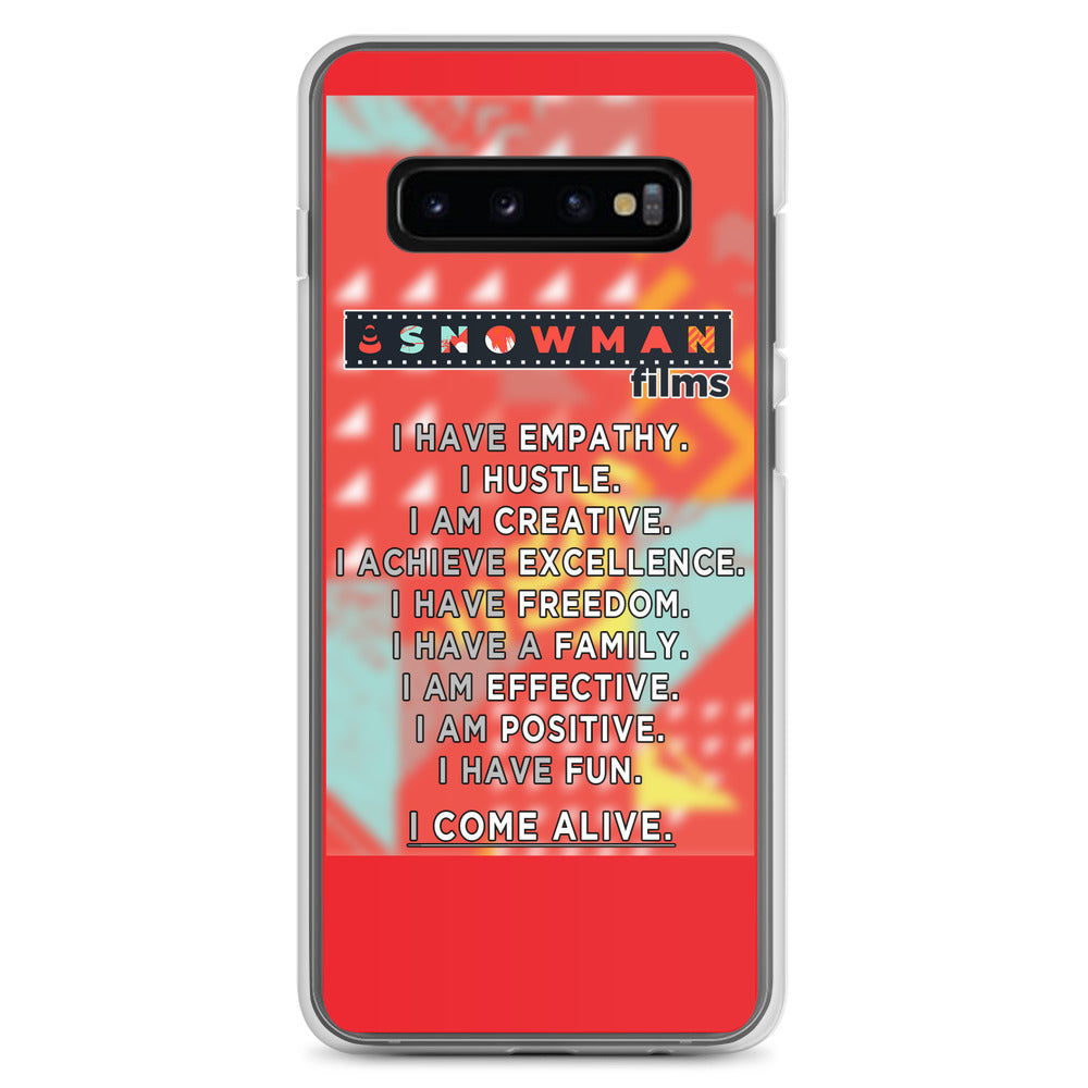 Snowman Fam Red Samsung Case