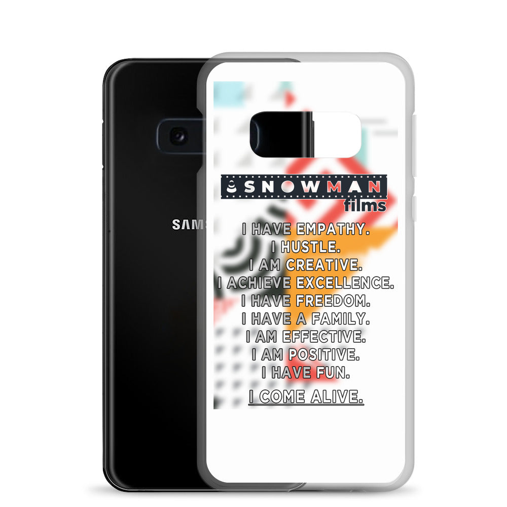 Snowman Fam White Samsung Case