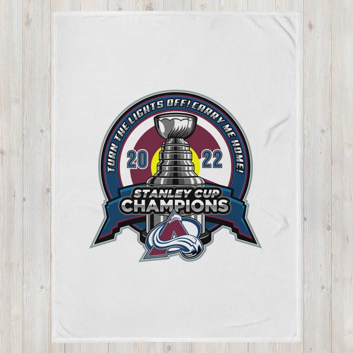 Turn The Lights Off, Carry Me Home Champs Throw Blanket