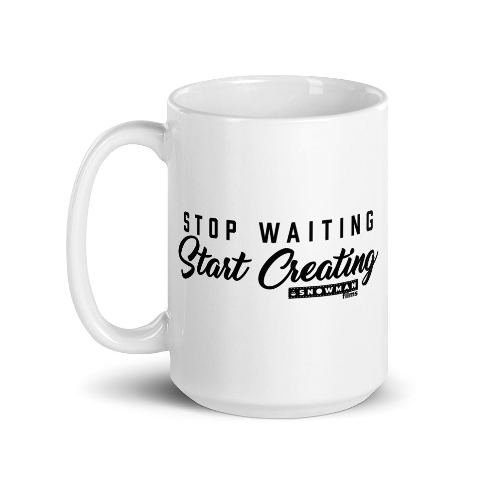 Stop Waiting, Start Creating Script Mug