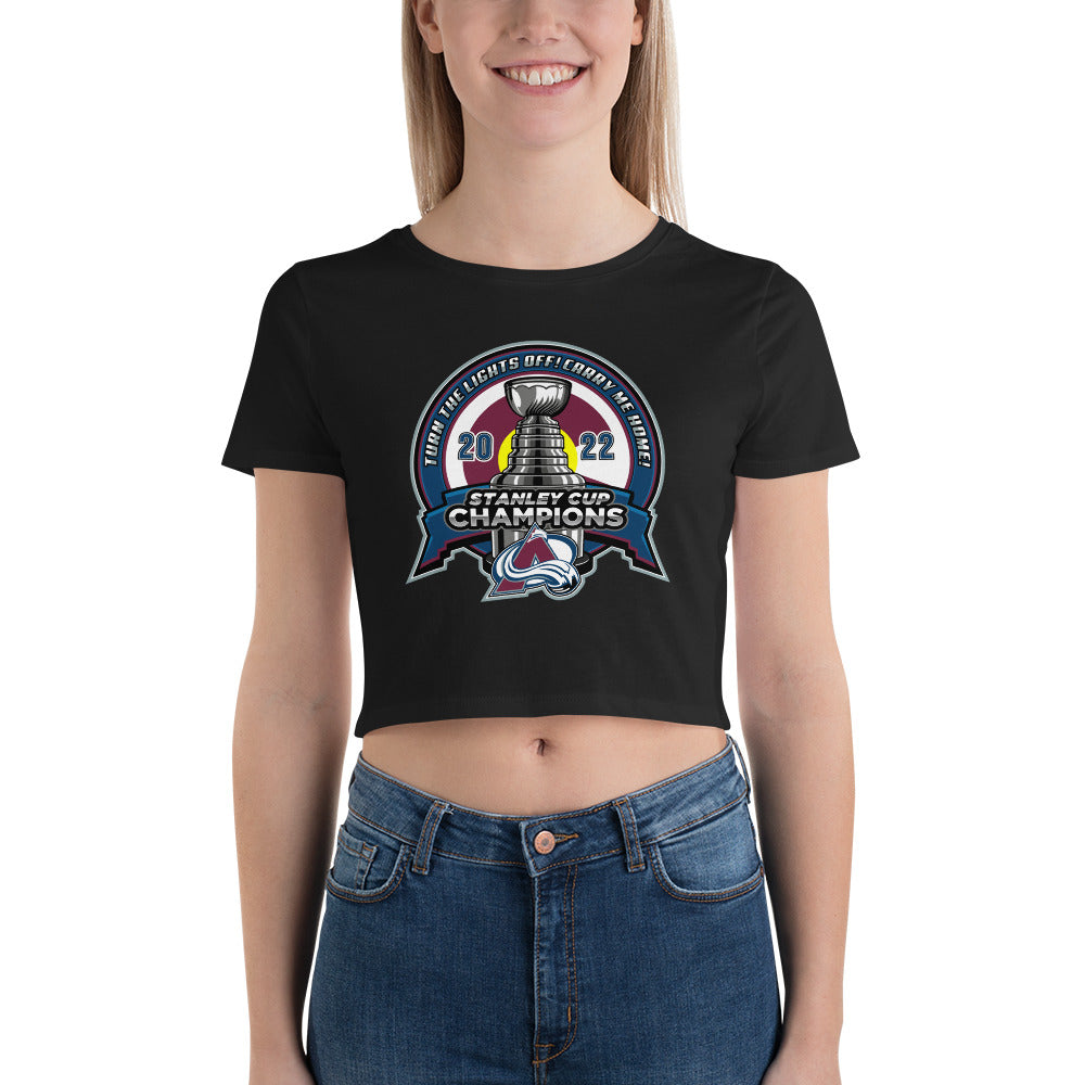 Turn The Lights Off, Carry Me Home Champs Crop Tee