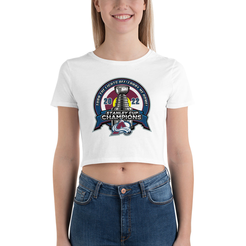 Turn The Lights Off, Carry Me Home Champs Crop Tee